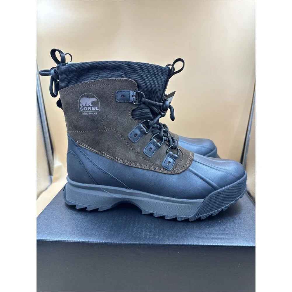 Sorel Scout 87 XT WP Men Waterproof Insulated Winter Boots Black Quarry Size 11